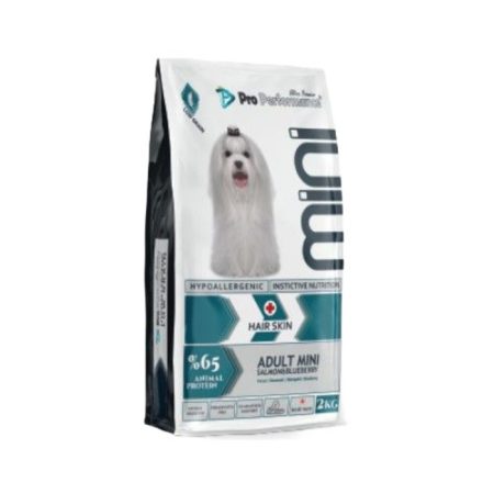 Pro Performance 2 kg Somonlu ve Yaban Mersinli Yetişkin Mini Irk Az Tahıllı Köpek Maması
