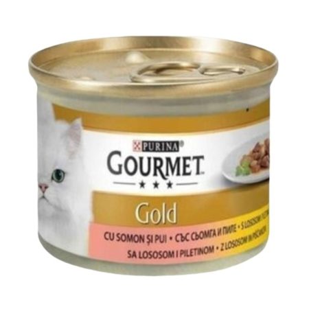 Parça Etli Soslu Somonlu Tavuklu Kedi Konservesi 85 Gr