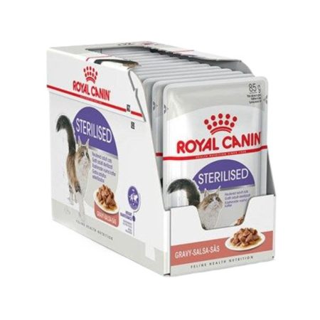 Royal Canin Sterilised Gravy Soslu Yaş Kedi Maması 85 gr 12 Adet
