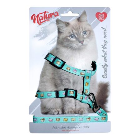 Natura Yetişkin Kedi Bel Tasması Kedi Desenli