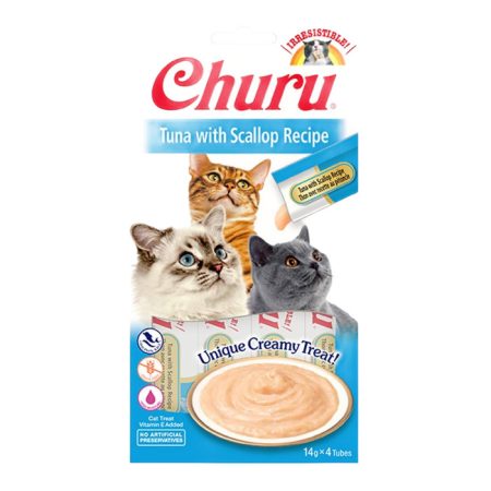CHURU CREAM DENİZ TARAK TON KEDİKREMASI 4X 14GR