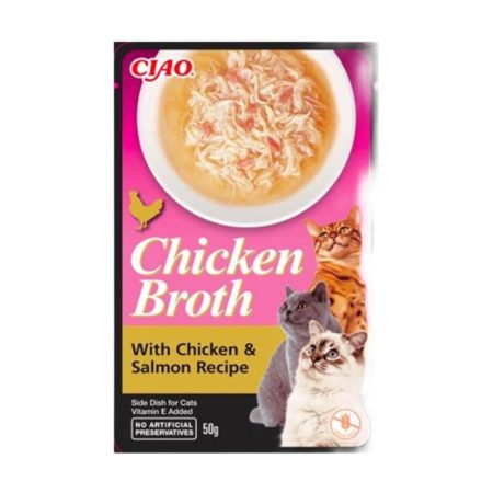 Churu Chicken Broth Tavuk Sulu Ve Somonlu Kedi Çorbası 40 Gr