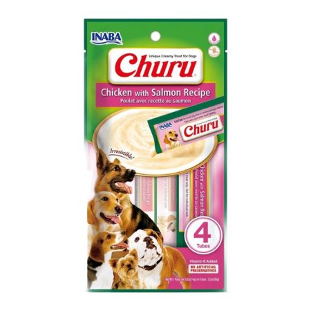 Churu Somonlu Ve Tavuklu Köpek Ödül Creamy 8x20 Gr